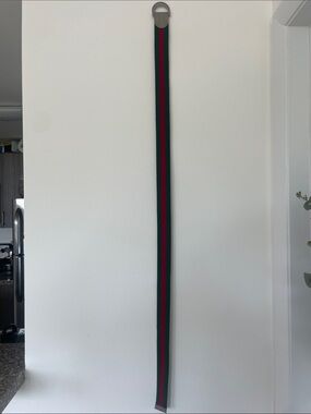 Gucci Green and Red Stripe Wall Hook Ribbon